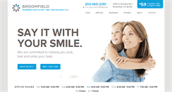 Desktop Screenshot of broomfielddentalpractice.com